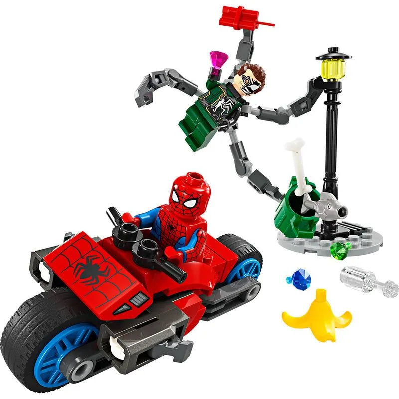 LEGO Super-Heroes Marvel Perseguicao-de-Moto Spider-ManvsDoc-Ock 76275-1 LEGO