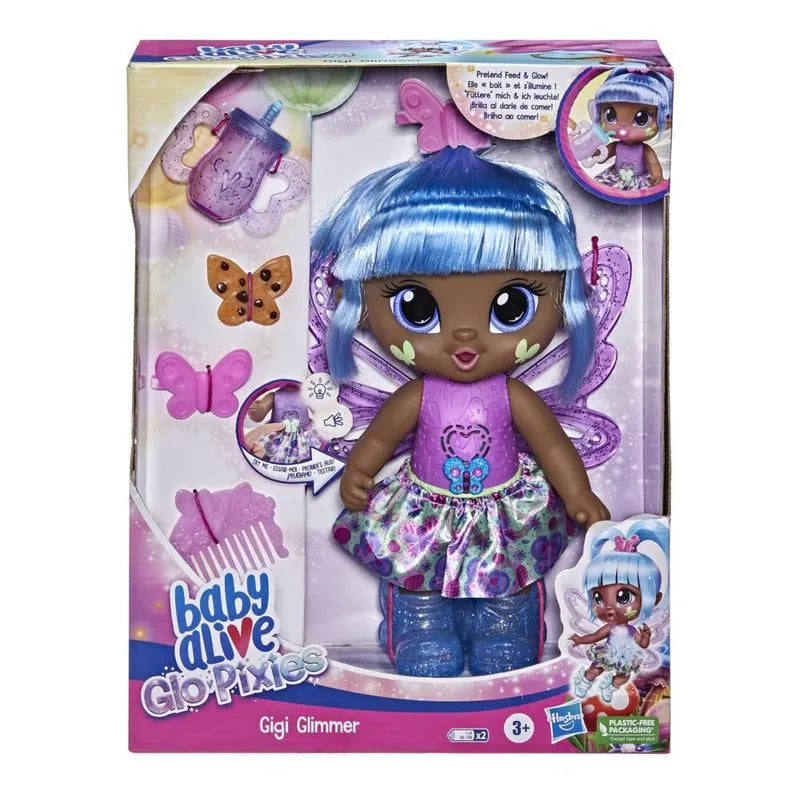 Boneca Baby Alive - Glo Pixies - Gigi Glimmer - Hasbro